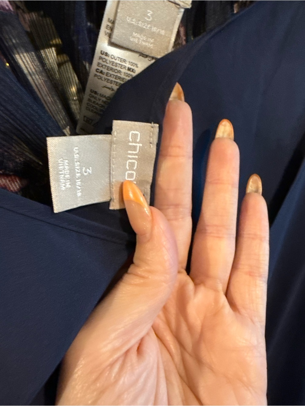 Clothing Tag Close-up